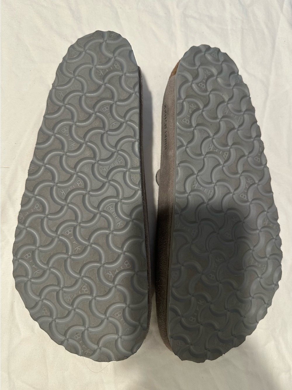 Birkenstock Boston Soft Footbed - Suede (Unisex) Stone Coin - Picture 5 of 6